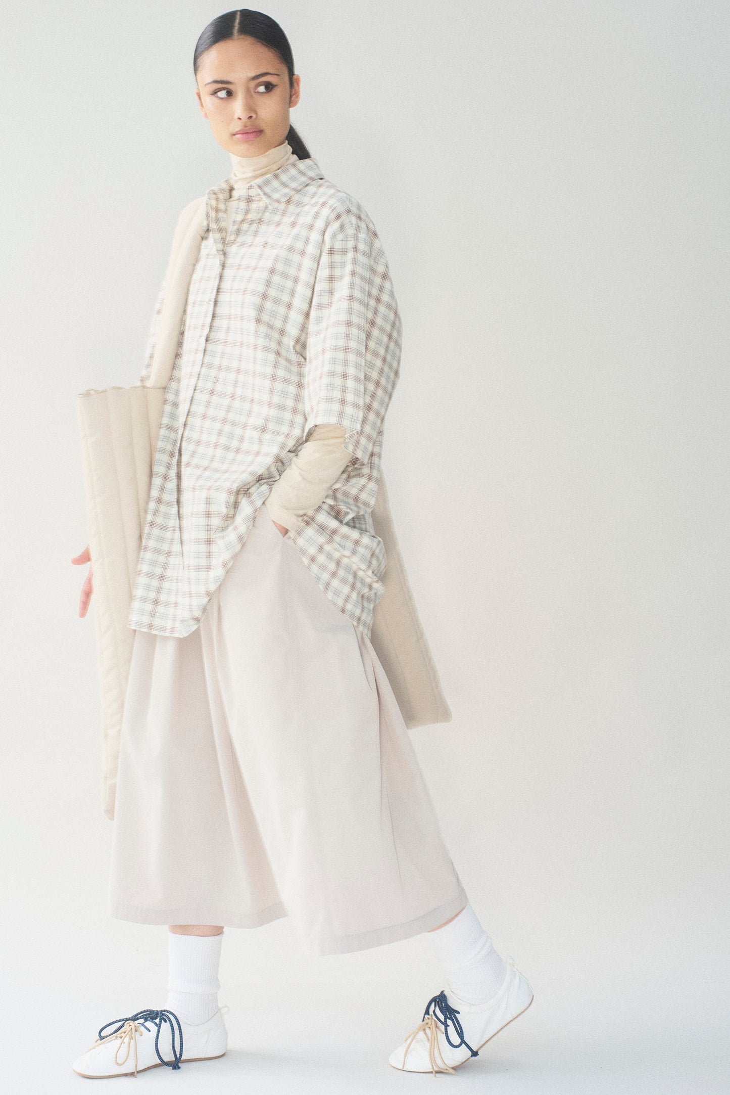 Oversized puffy totebag