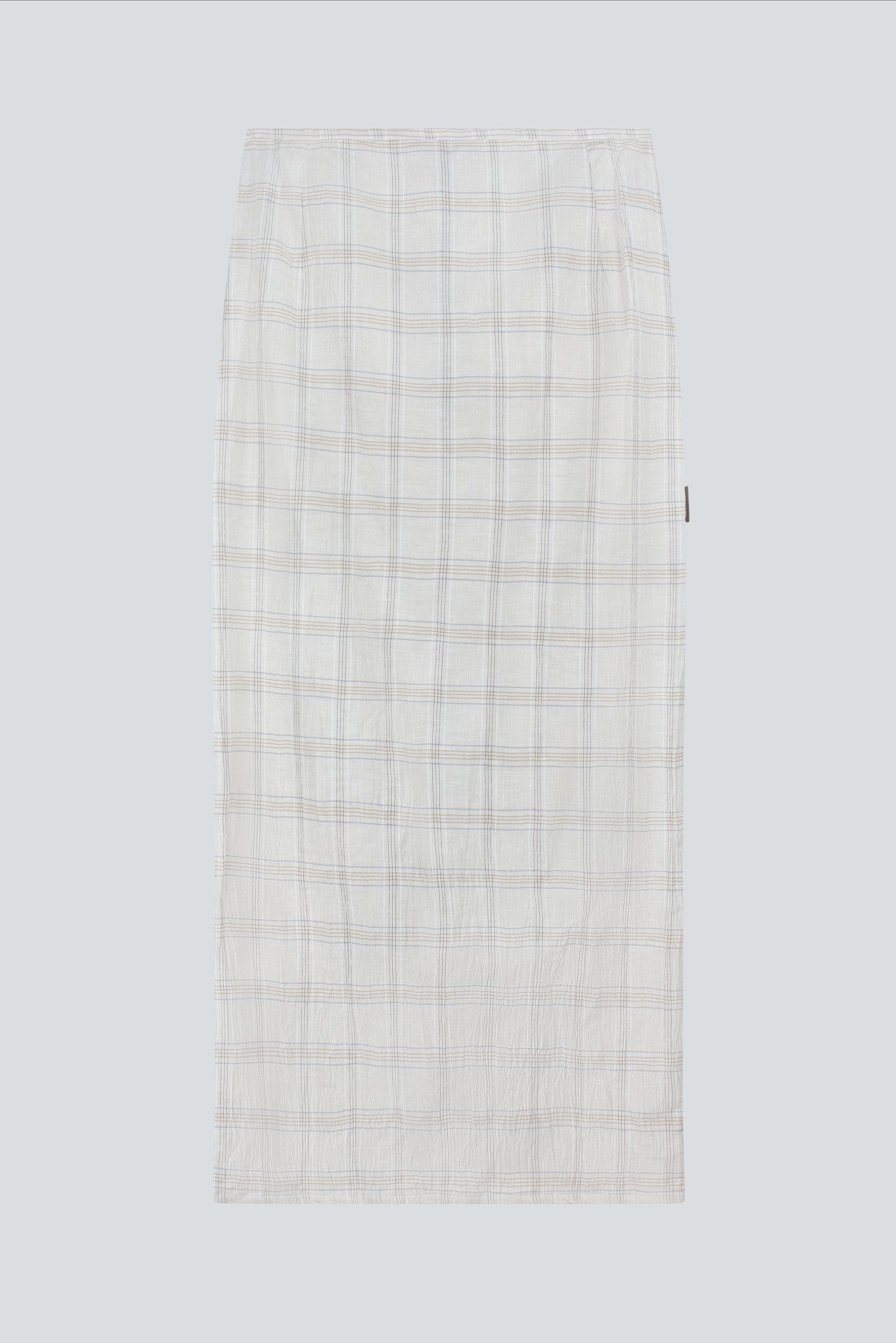 Checkered maxi skirt