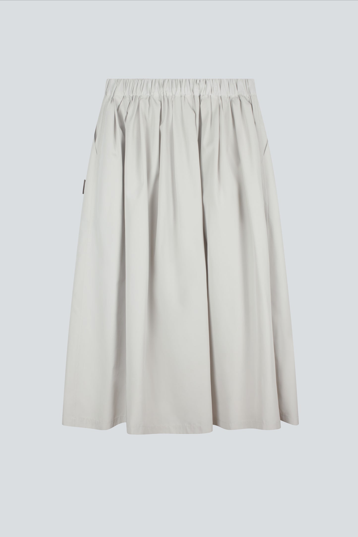 Pleated midi skirt