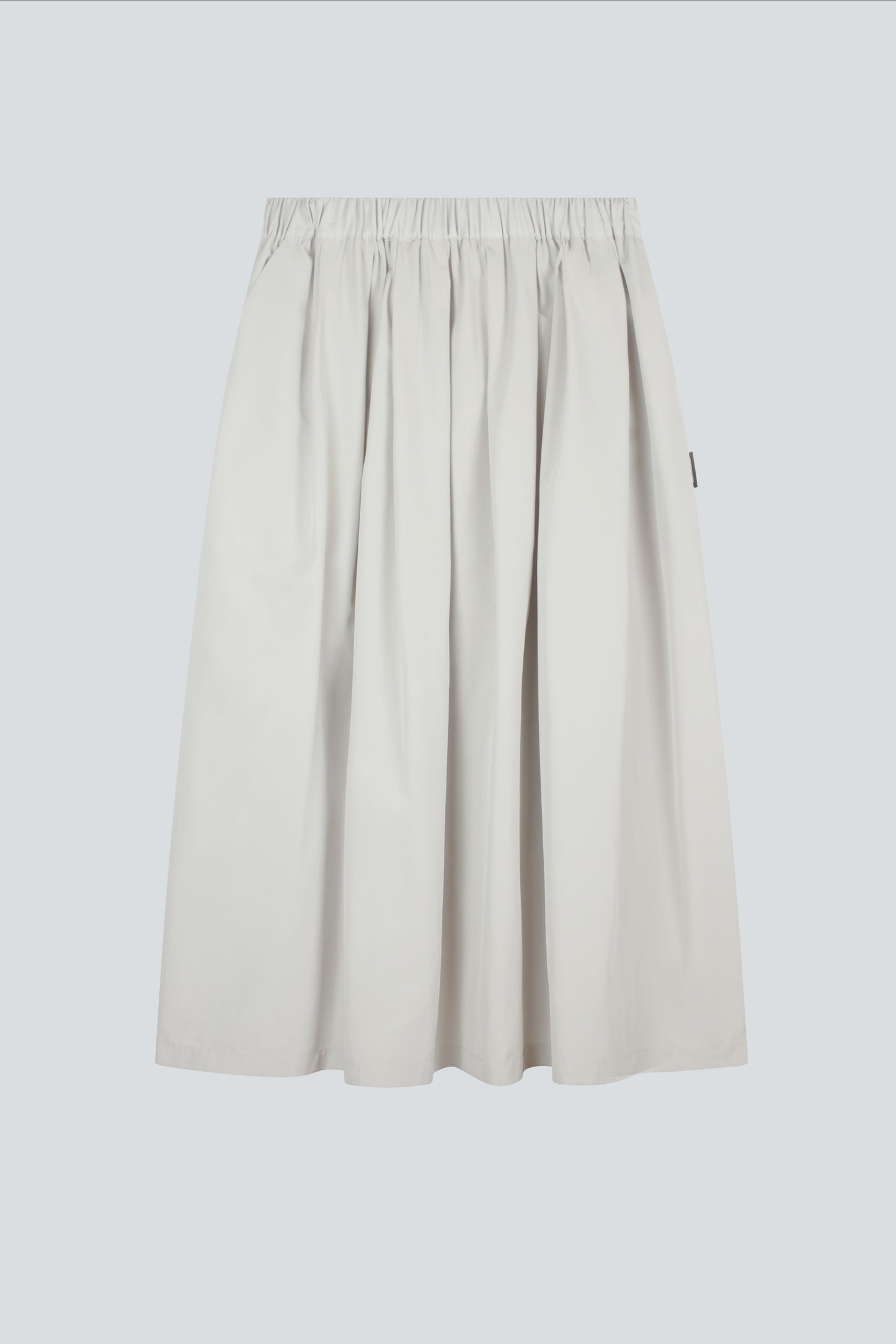 Pleated midi skirt