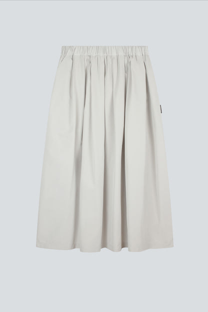 Pleated midi skirt